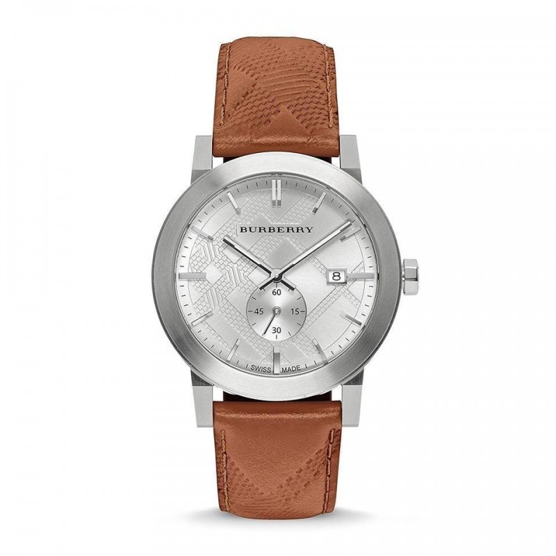 Burberry BU9904 The City - Seconds Subdial - H Check Silver Tone 42mm