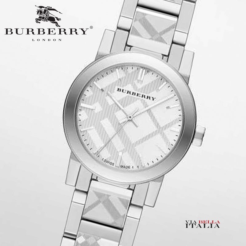 BURBERRY】THE CITY シルバー BU9233 27mm