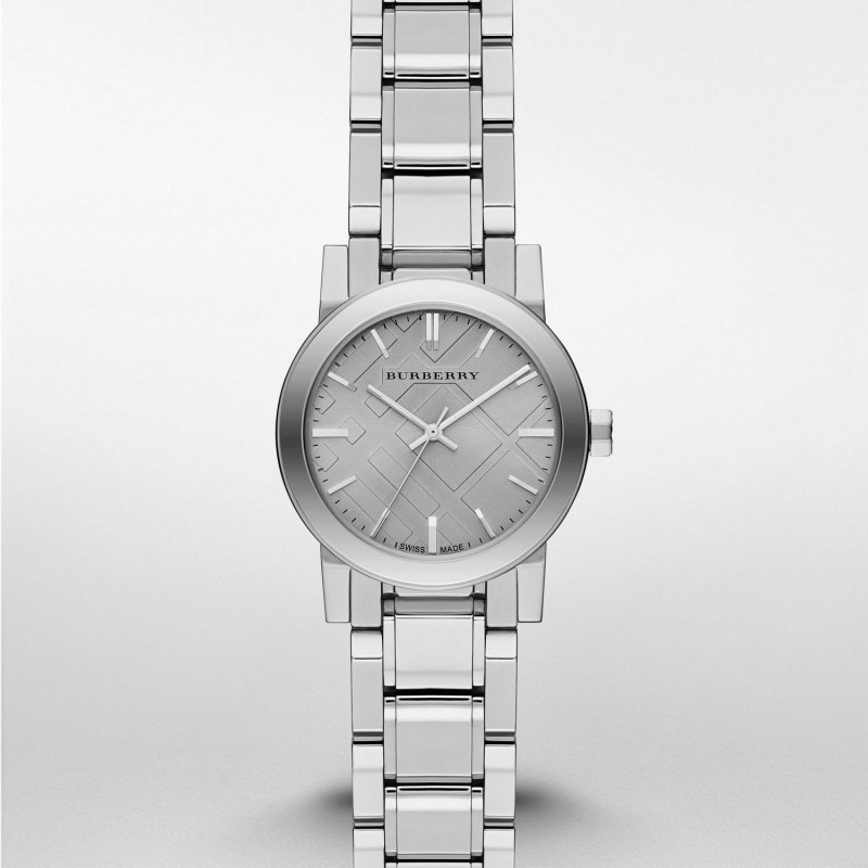 Burberry store watch silver