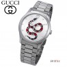 【GUCCI】 G-Timeless Collection Stainless Steel Snake Men's Watch - YA1264076