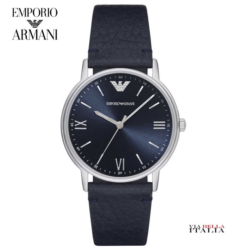 Emporio armani hot sale blue dial