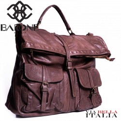 【BARONE FIRENZE】ZAINO IN PELLE MASSA