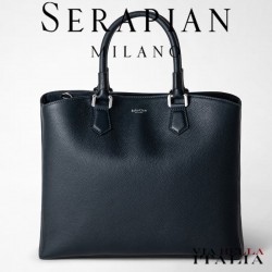 【SERAPIAN MILANO】LUNA IN PELLE RUGIADA