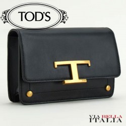 【TOD'S】PORTAFOGLIO IN PELLE - MARRONE