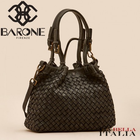 【BARONE FIRENZE】リボルノ レザーバック