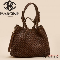 【BARONE FIRENZE】リボルノ レザーバック