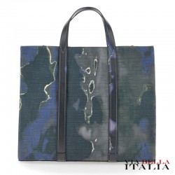 FENDI - BORSA SHOPPER IN TESSUTO JACQUARD SUNSET