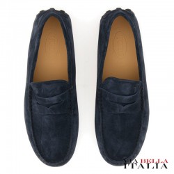 【TOD'S】MOCASSINO GOMMINO BUBBLE IN PELLE SCAMOSCIATA