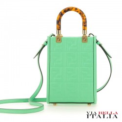 FENDI - BORSA MINI SUNSHINE SHOPPER IN PELLE