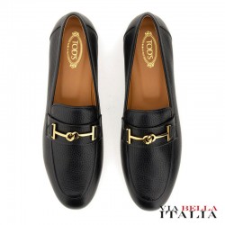 TOD'S - LEATHER T RING LOAFER