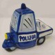 APE POLIZIA IN CERAMICA DI CALTAGIRONE