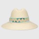 【Borsalino】Claudette Panama Quito Patterned Hatband