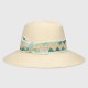 【Borsalino】Claudette Panama Quito Patterned Hatband