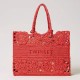 TWINSET- Crochet shopper bag with flowers