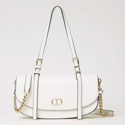 TWINSET- Shoulder bag with flap and Oval T