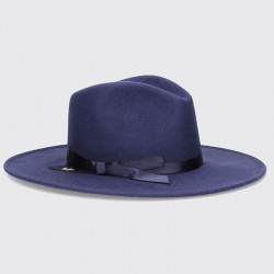 BORSALINO - Andrea Brushed Felt With Shiny Hatband