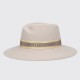 BORSALINO - Andrea Brushed Felt With Leather Braided Belt